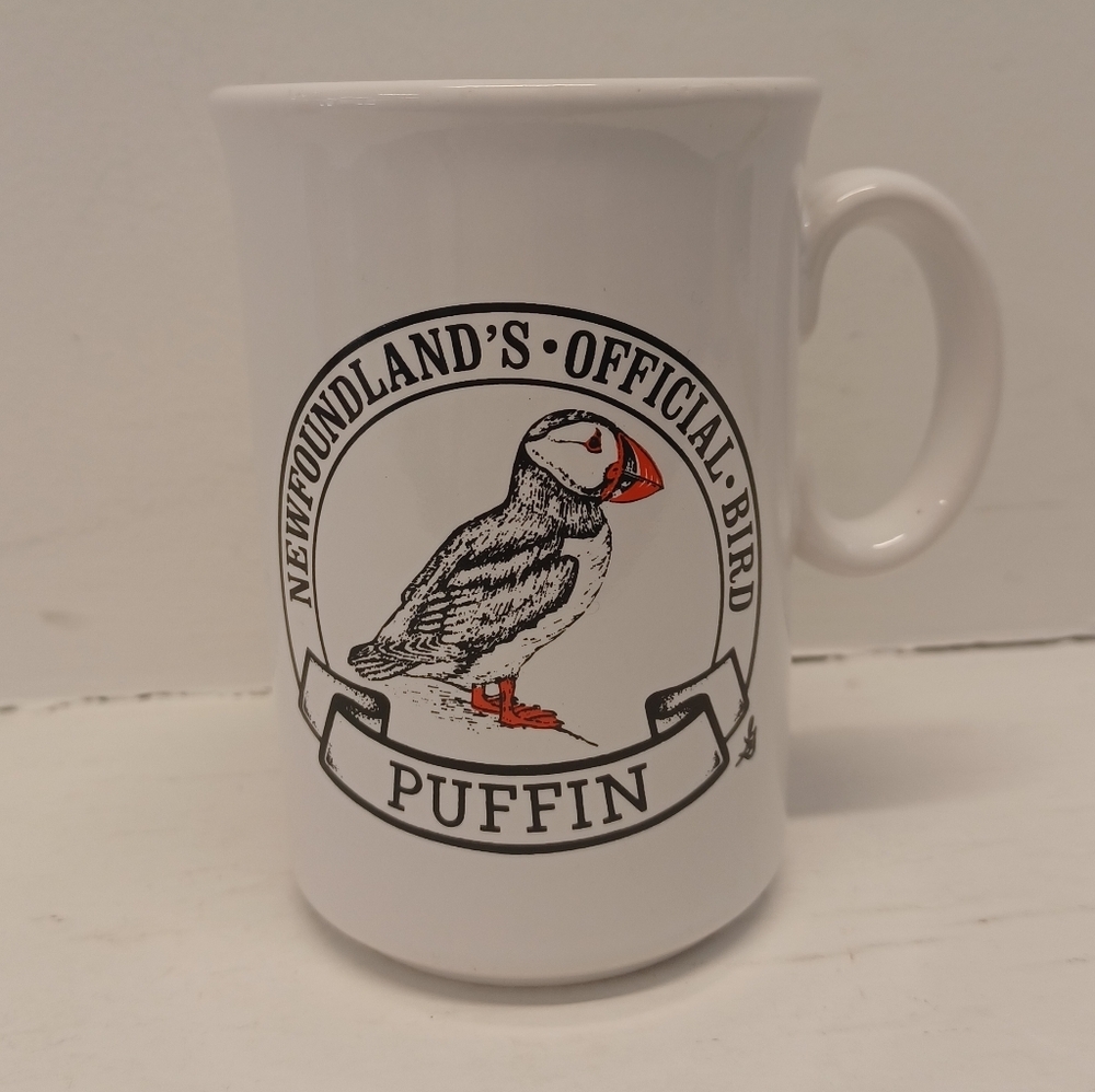 Newfoundland's Official Bird Puffin Mug Tea Coffee Cup Souvenir